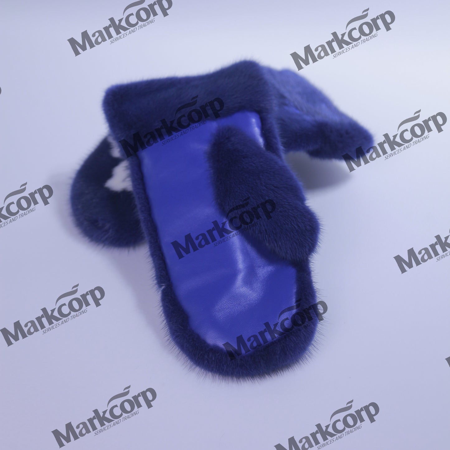 【Markcorp】 Autumn and Winter gloves printed warm fur gloves Mink sheepskin leisure gloves