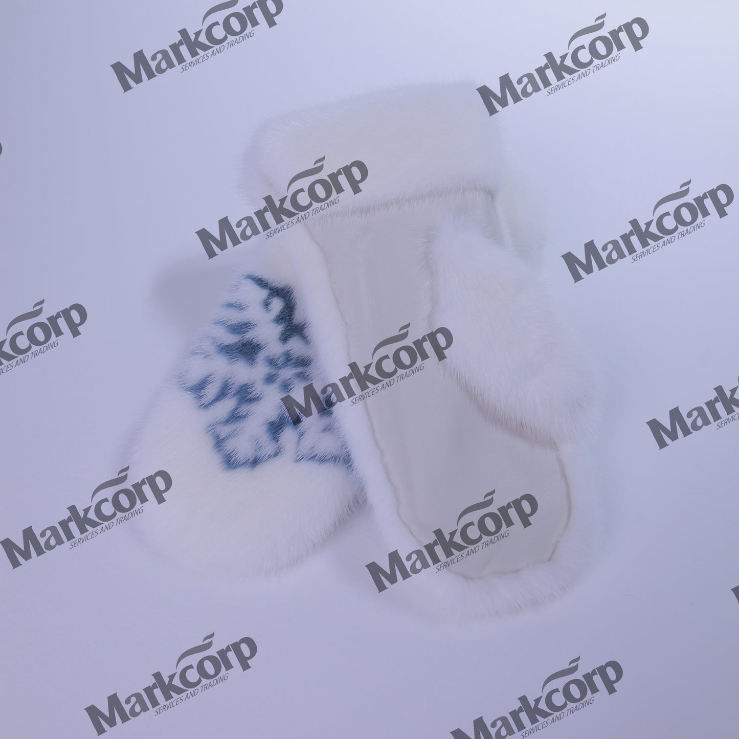【Markcorp】 Autumn and Winter gloves printed warm fur gloves Mink sheepskin leisure gloves