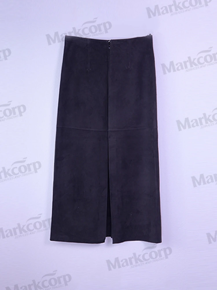 Markcorp original sheepskin suede long skirt