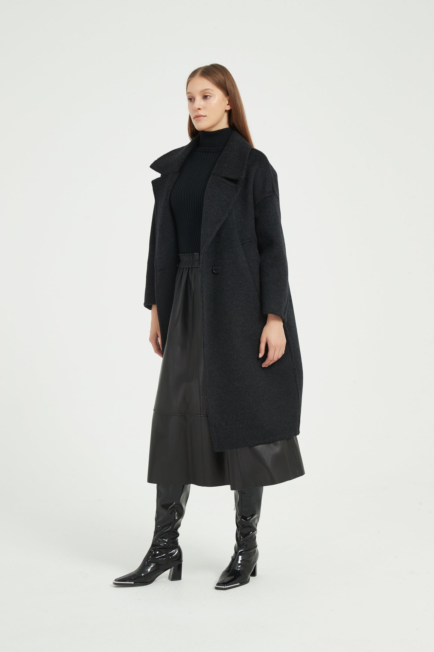 Markcorp wool yak wool/camel wool suit collar autumn and winter coat