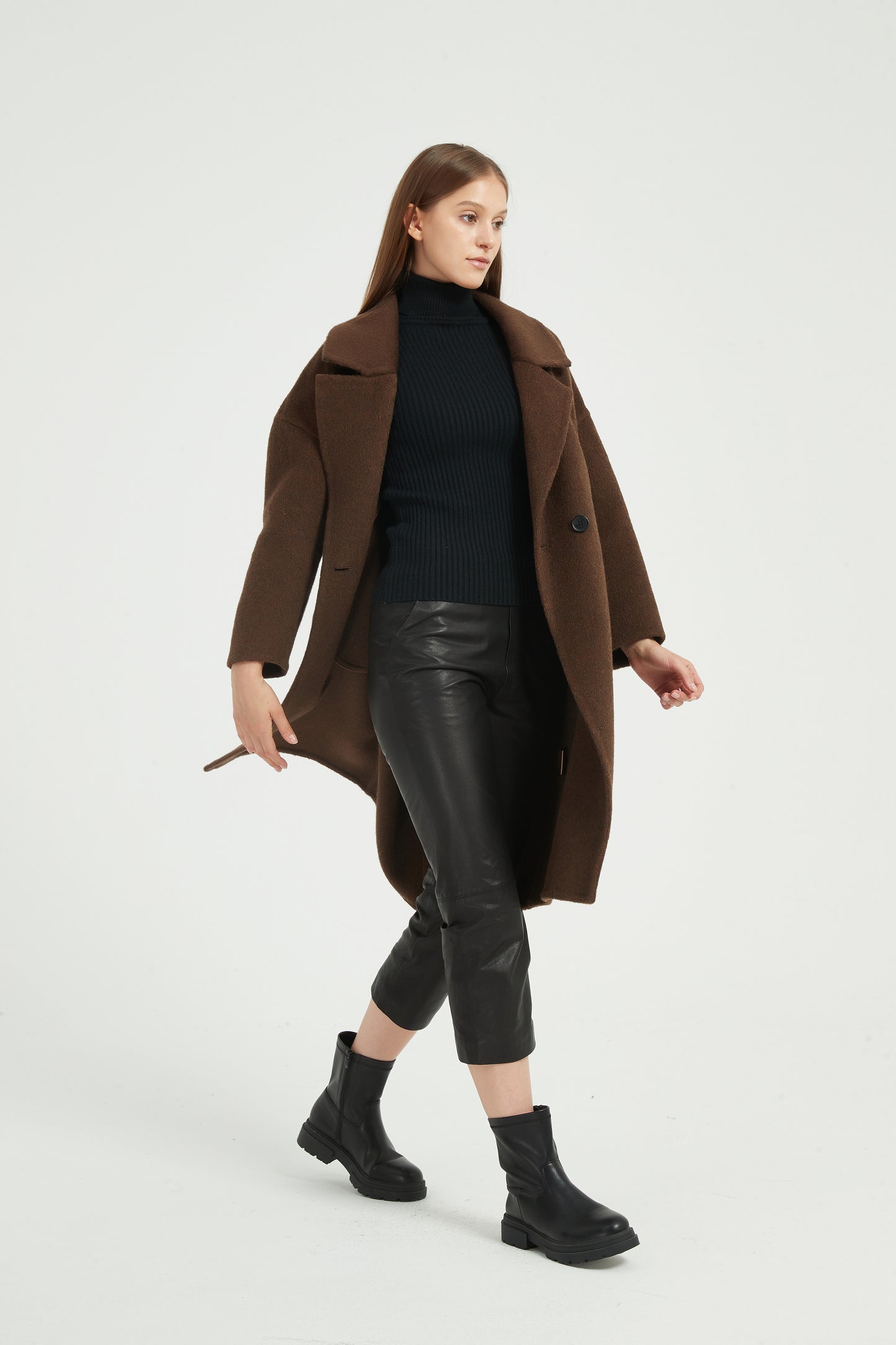 Markcorp wool yak wool/camel wool suit collar autumn and winter coat