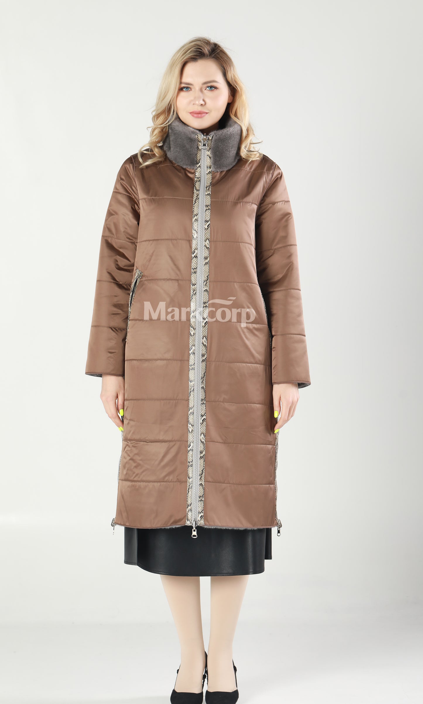 Markcorp Synthetic fur reversible coats