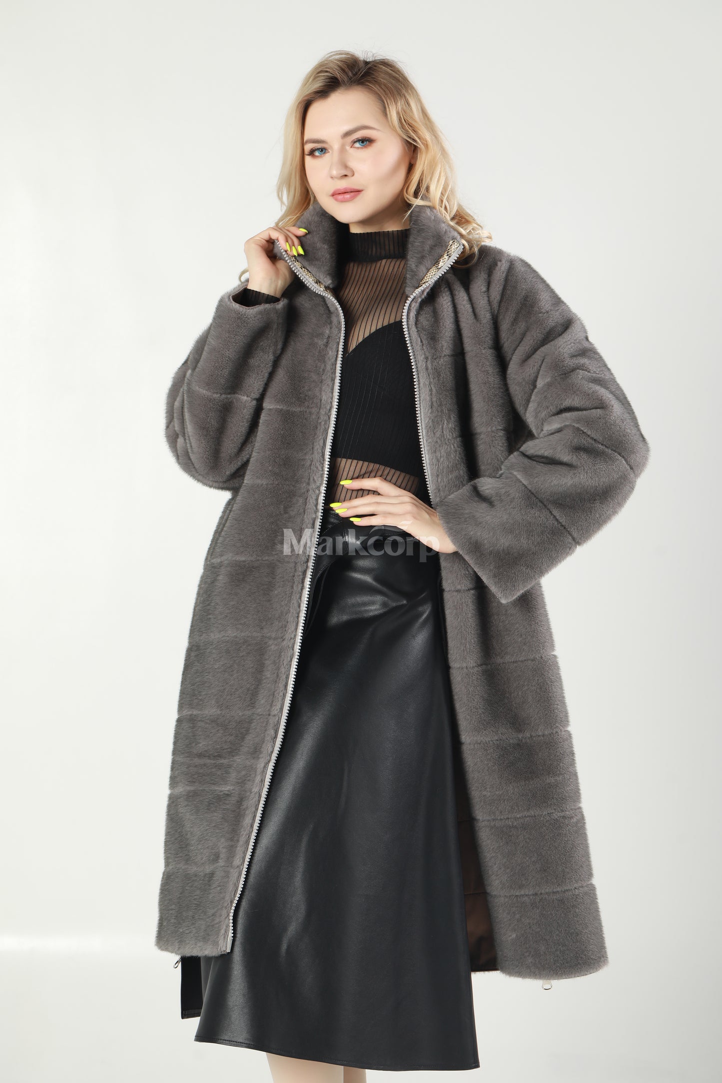 Markcorp Synthetic fur reversible coats