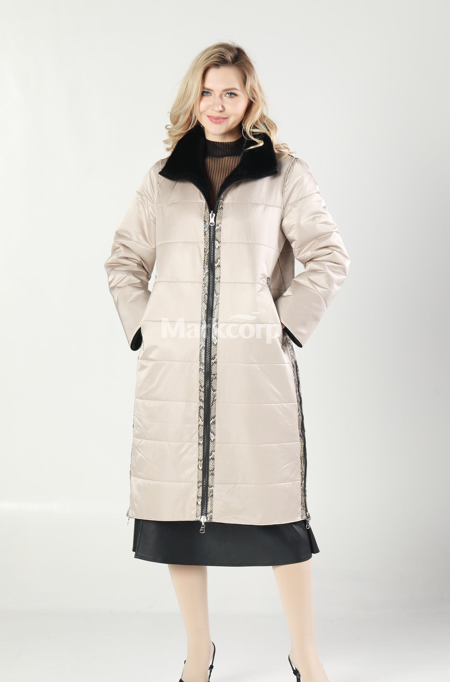 Markcorp Synthetic fur reversible coats
