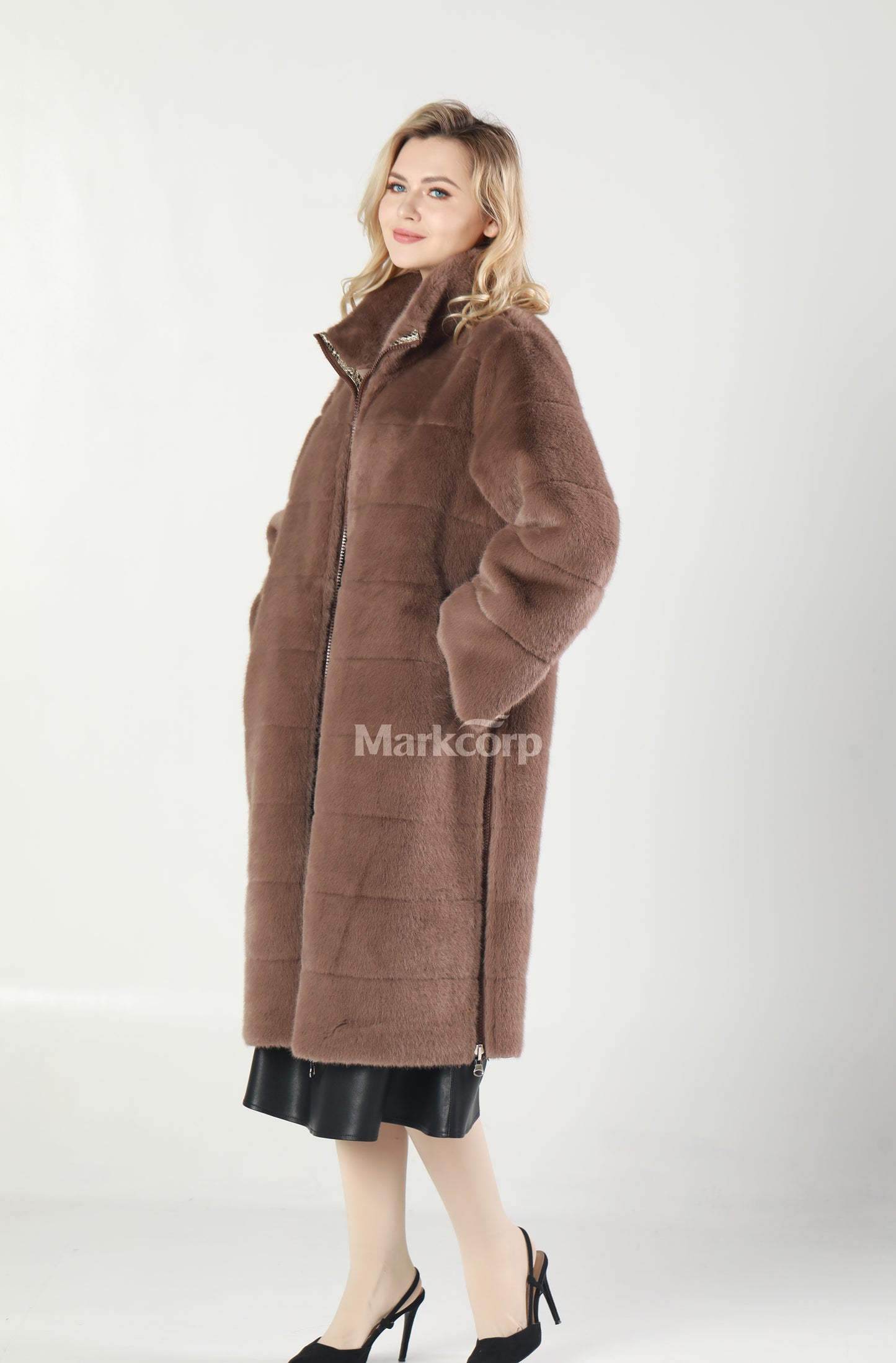 Markcorp Synthetic fur reversible coats