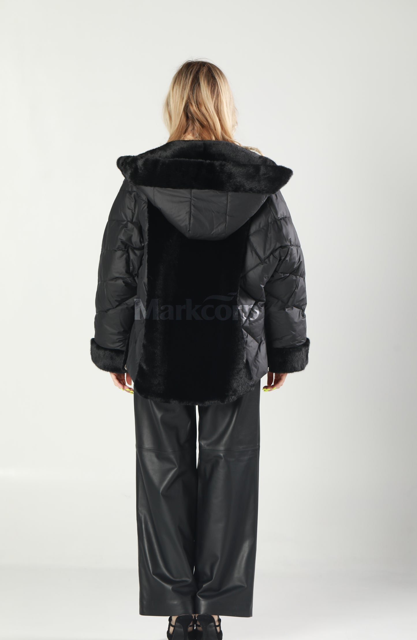 Markcorp synthetic fur short jacket