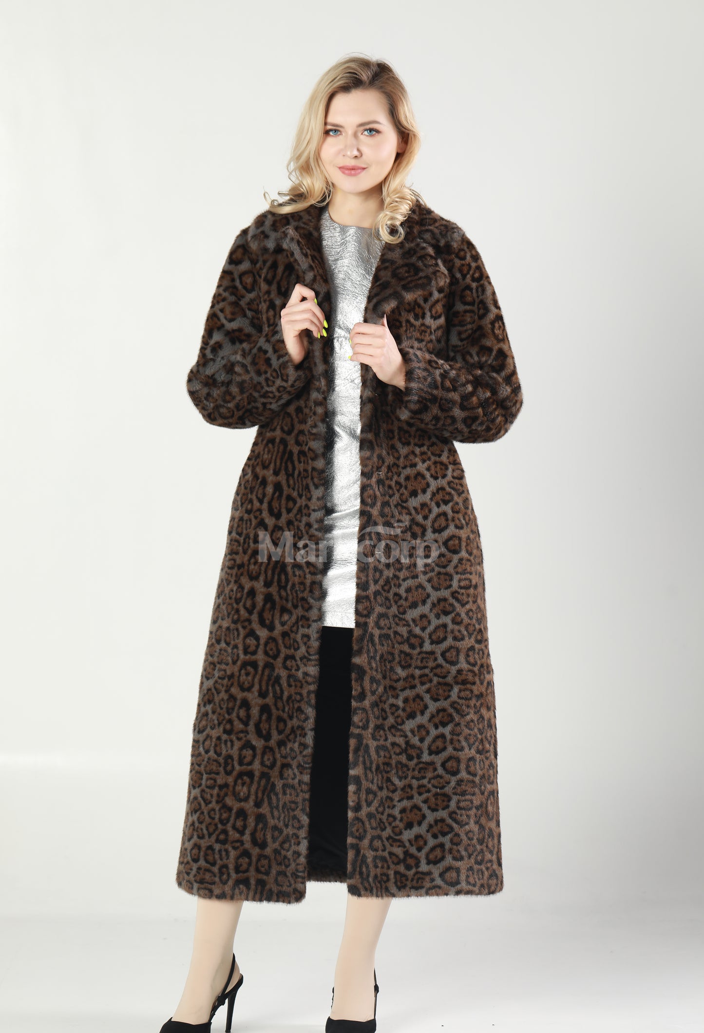 Markcorp synthetic fur overcoat