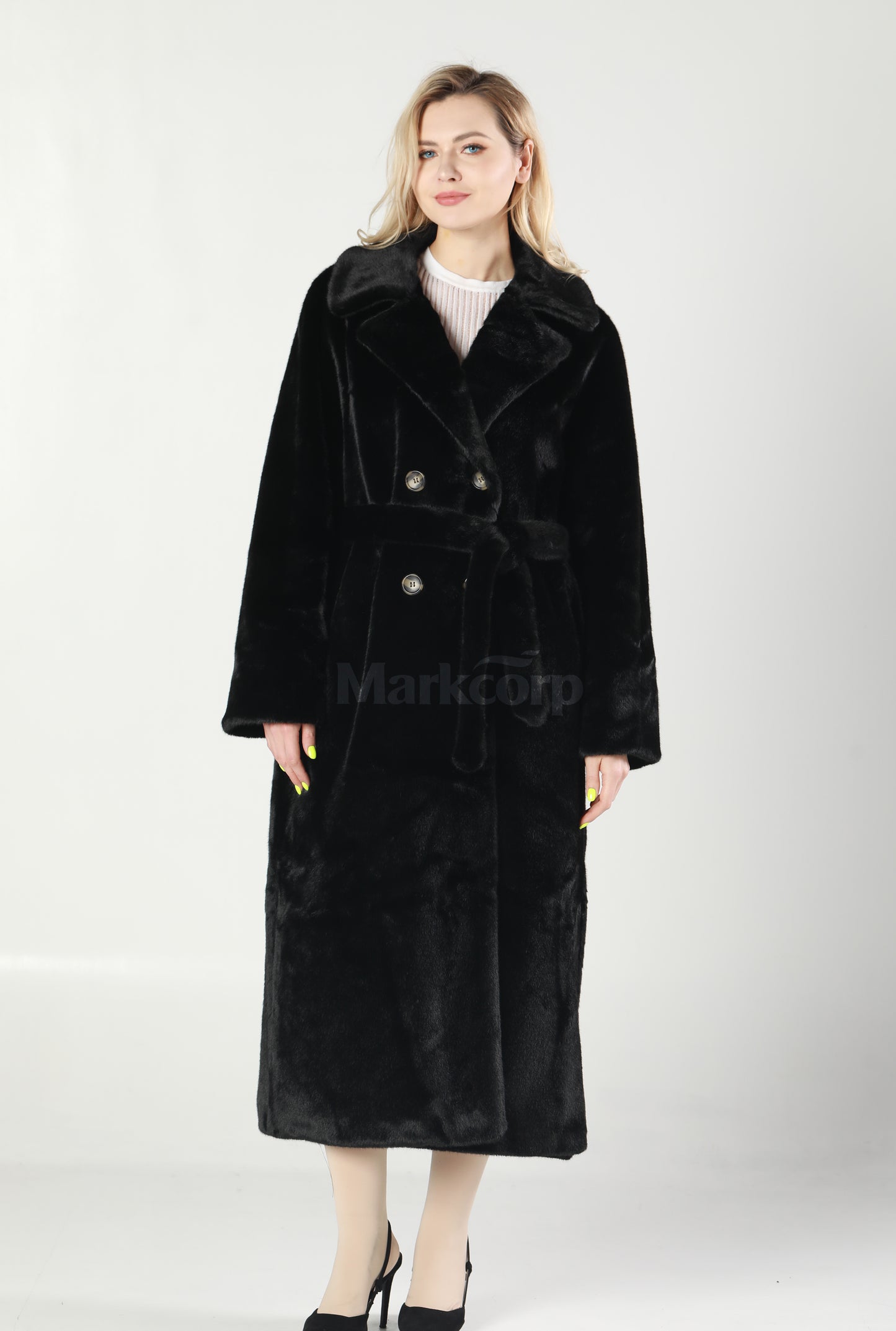 Markcorp Synthetic fur overcoat