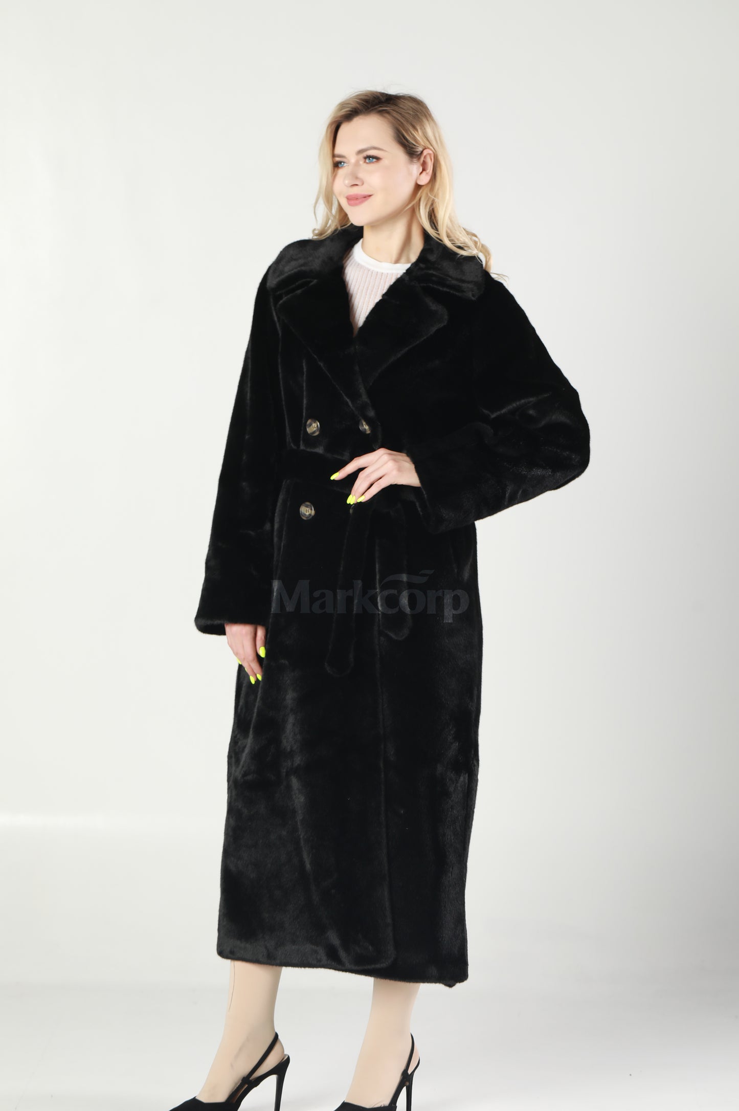 Markcorp Synthetic fur overcoat