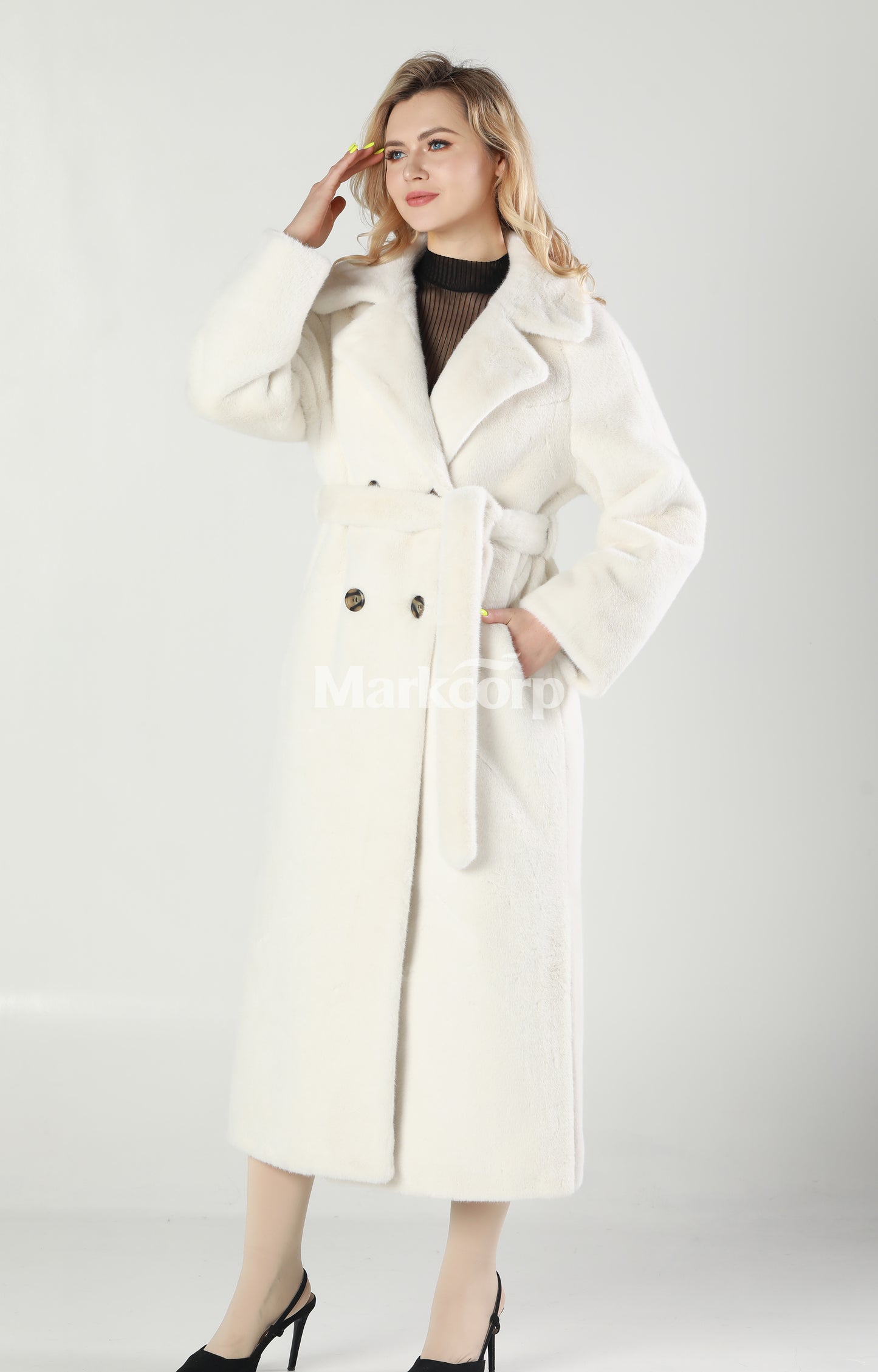 Markcorp Synthetic fur overcoat