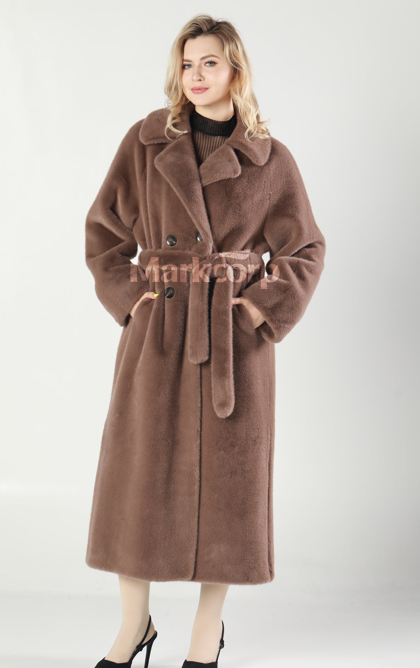 Markcorp Synthetic fur overcoat