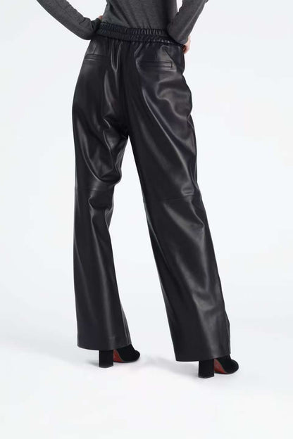 Markcorp original sheepskin long wide leg pants
