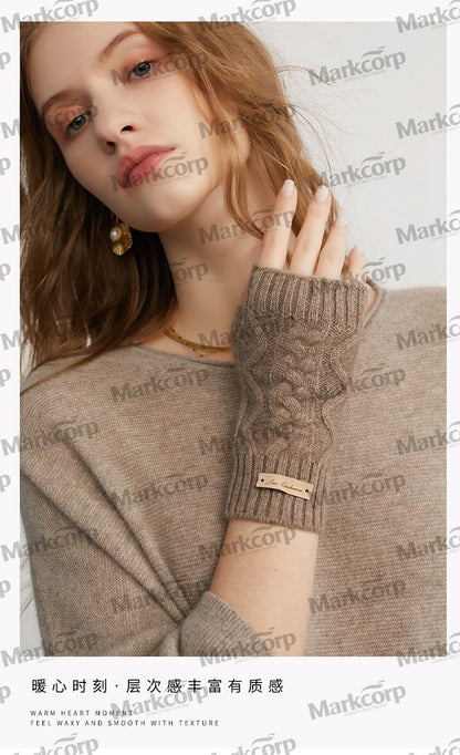 Markcorp wool fingerless gloves
