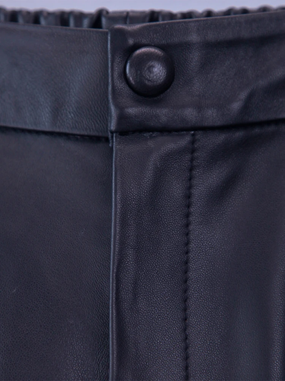 Markcorp original sheepskin long wide leg pants
