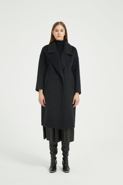 Markcorp wool yak wool/camel wool suit collar autumn and winter coat
