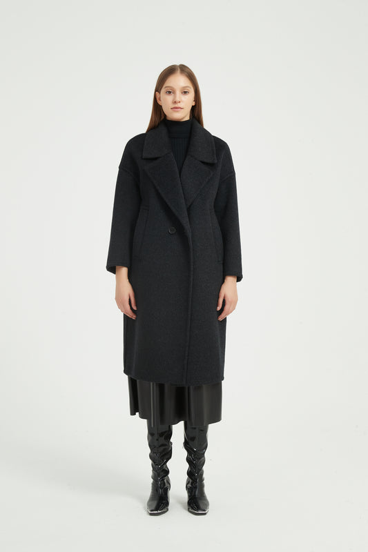 Markcorp wool yak wool/camel wool suit collar autumn and winter coat