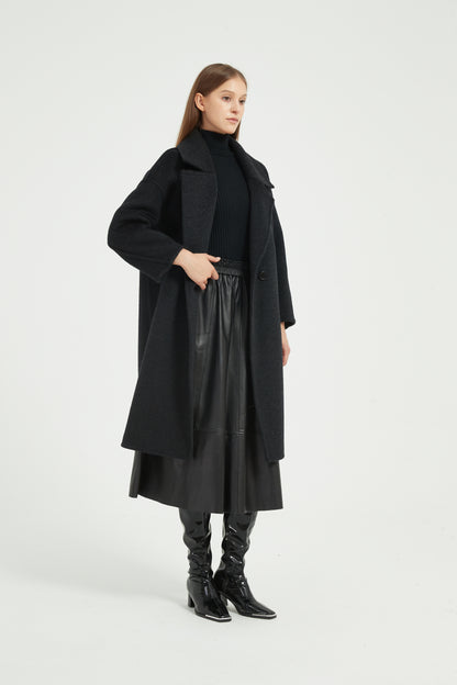 Markcorp wool yak wool/camel wool suit collar autumn and winter coat