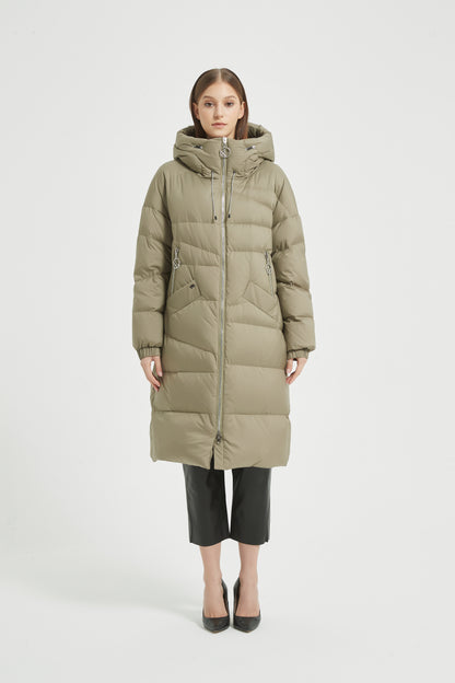 Markcorp Danqing Long Fashion Women's Down jacket 90 Duck Down Winter First Choice Danqing Long Fashion Women's Down jacket 90 Duck Down Winter First Choice