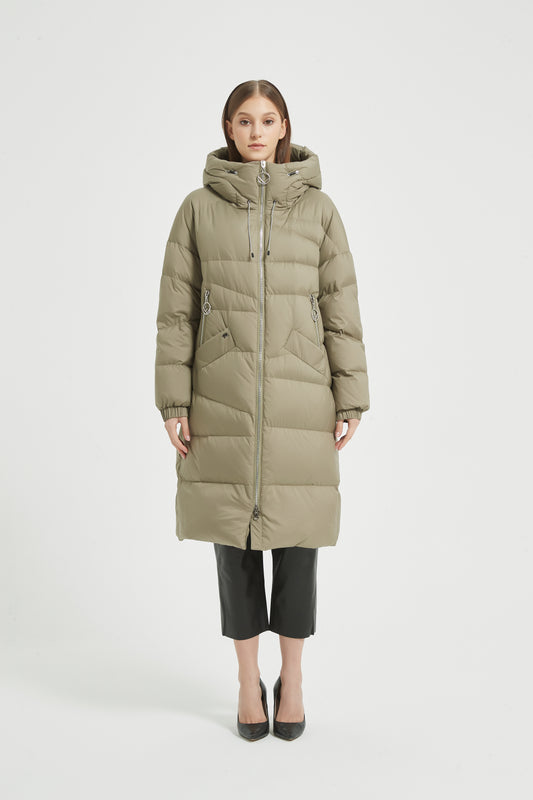 Markcorp Danqing Long Fashion Women's Down jacket 90 Duck Down Winter First Choice Danqing Long Fashion Women's Down jacket 90 Duck Down Winter First Choice