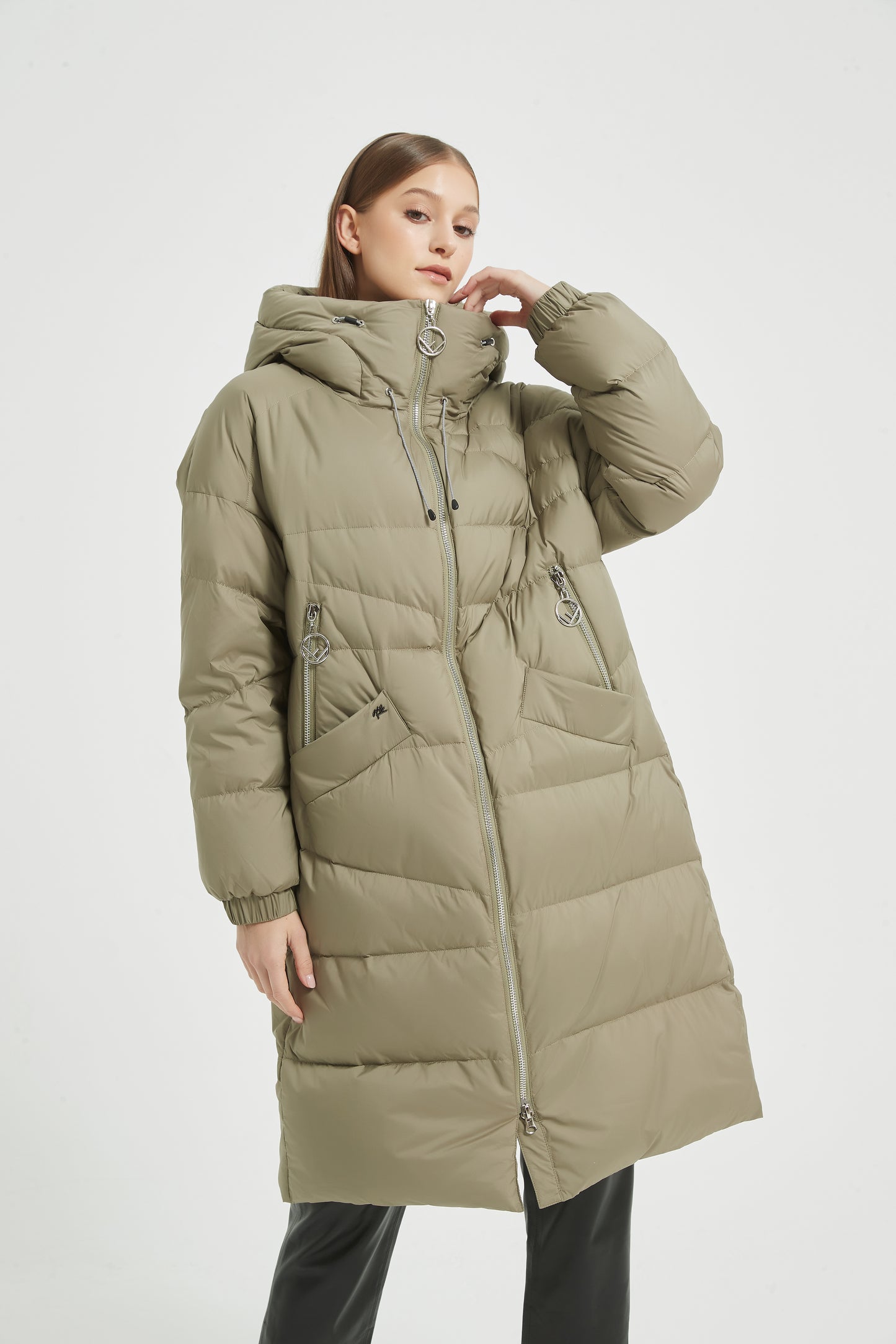 Markcorp Danqing Long Fashion Women's Down jacket 90 Duck Down Winter First Choice Danqing Long Fashion Women's Down jacket 90 Duck Down Winter First Choice