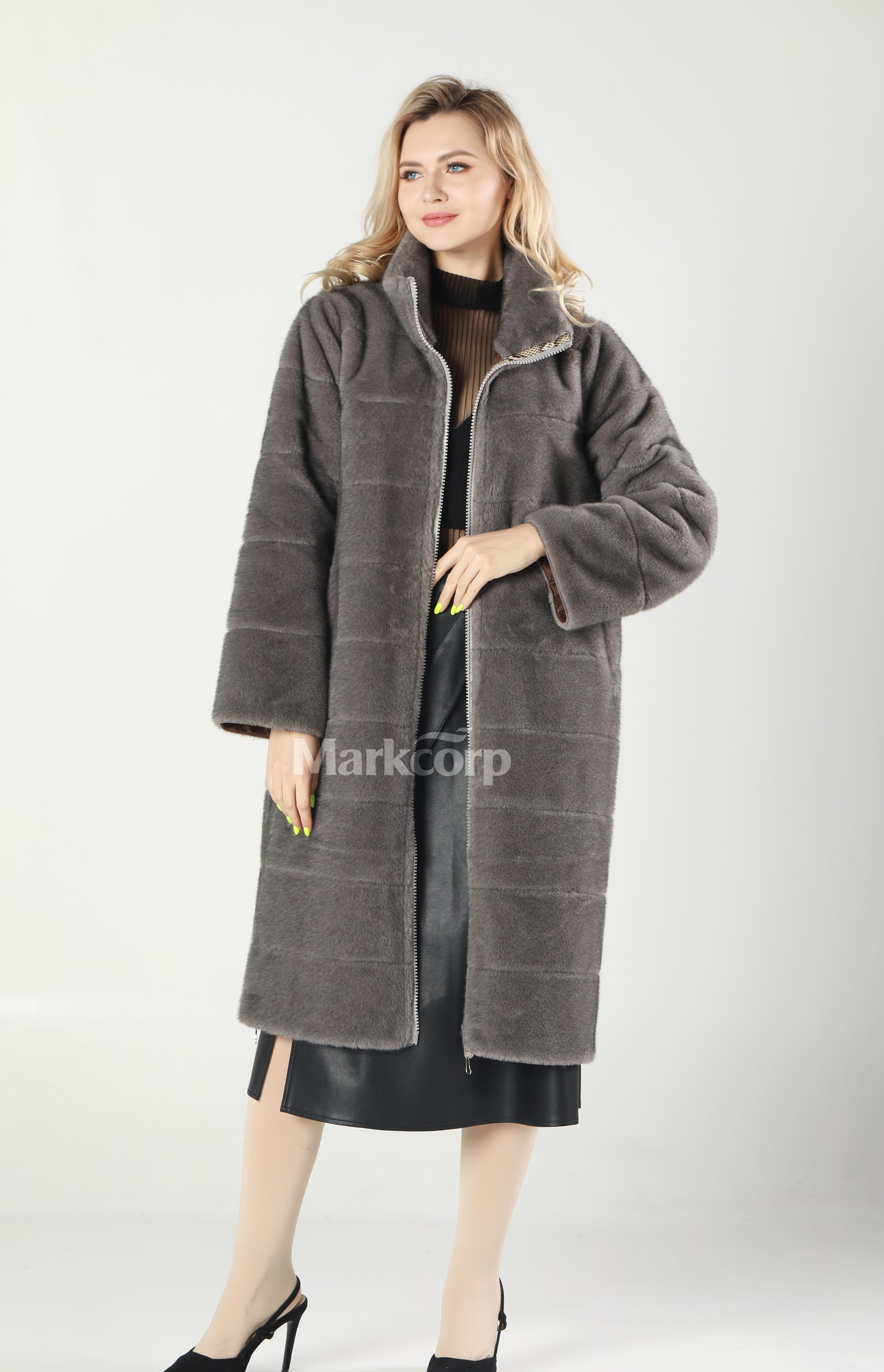 Markcorp Synthetic fur reversible coats