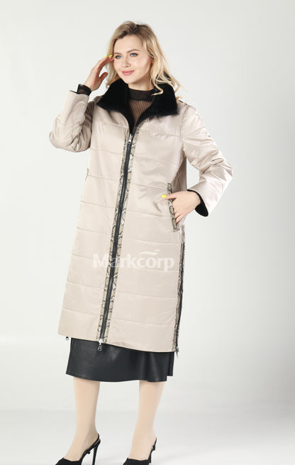 Markcorp Synthetic fur reversible coats