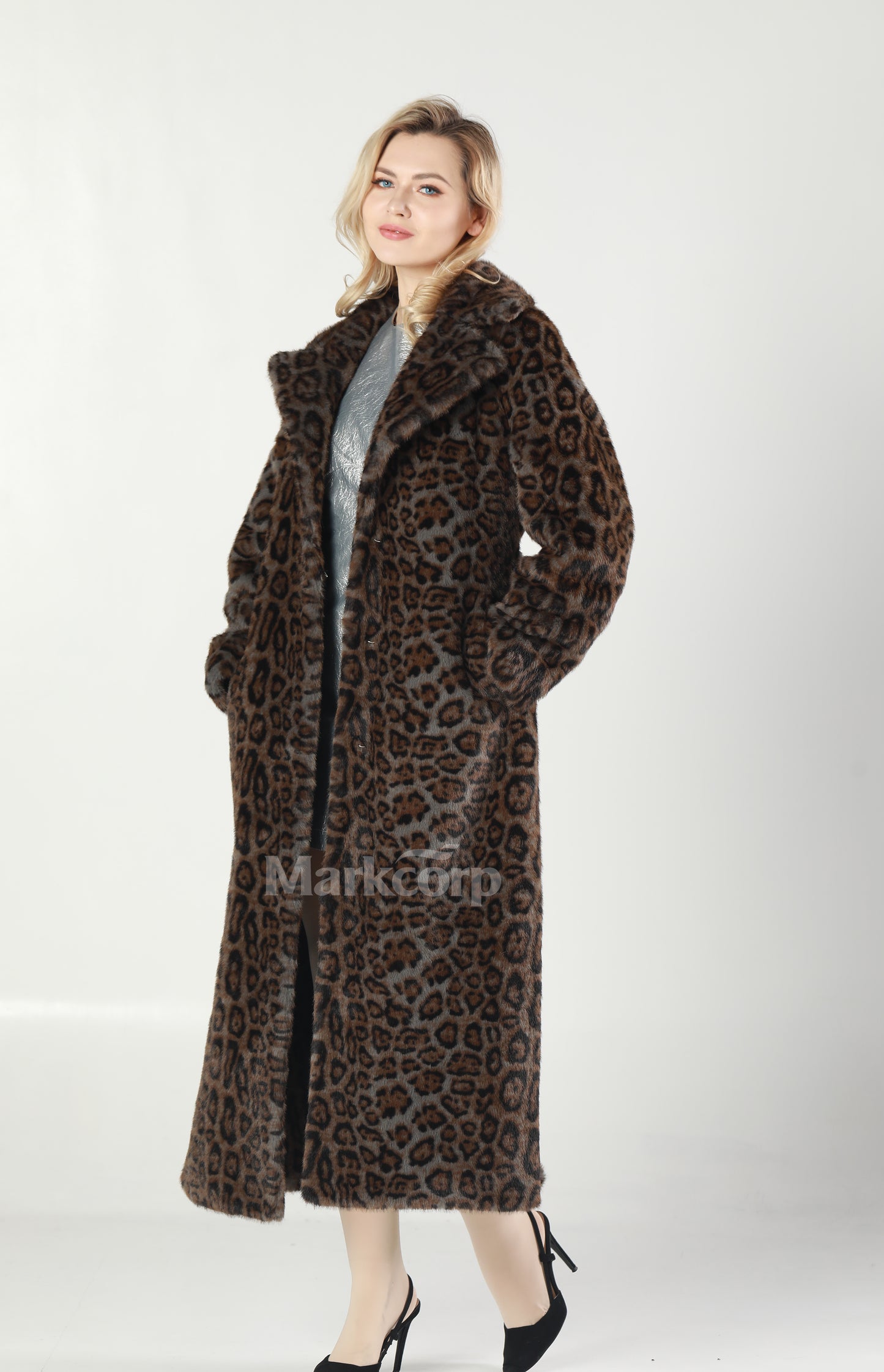 Markcorp synthetic fur overcoat
