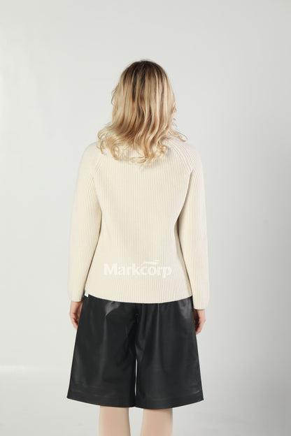 Markcorp Fashionable knitted mink coat