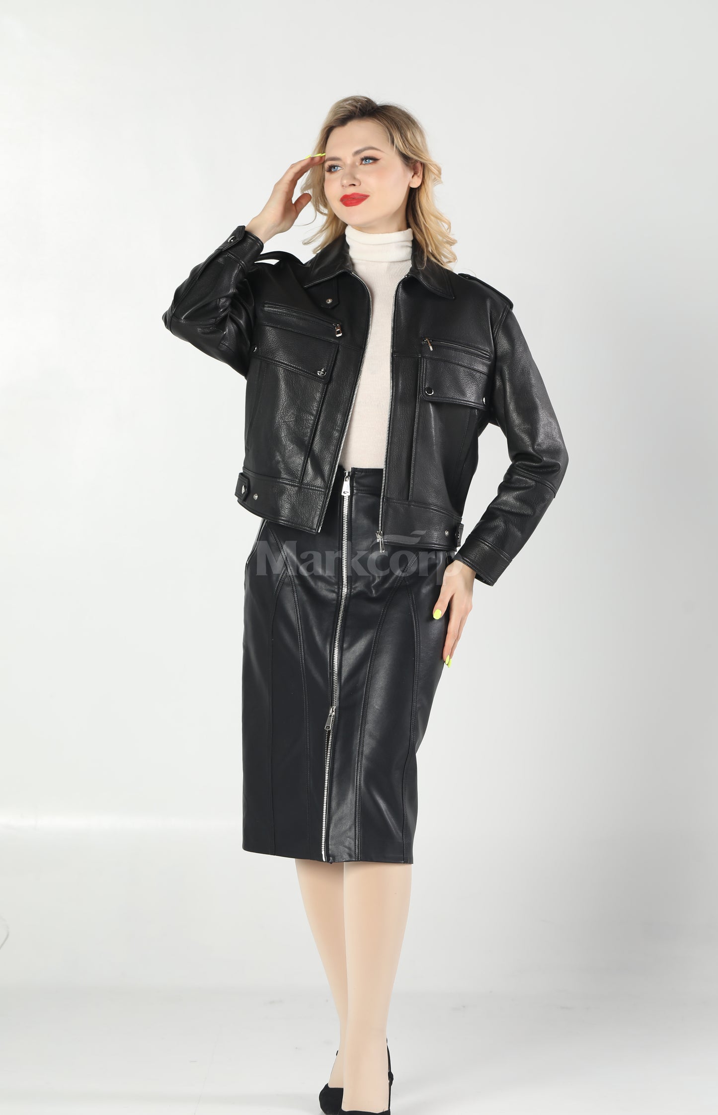 Markcorp Fashionable leather jacket